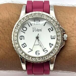 Purple Crystal Vivani Watch